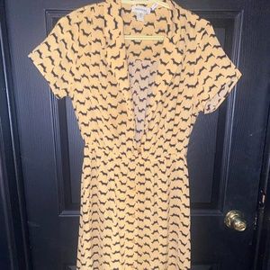 Monteau Dachshund Print Dress